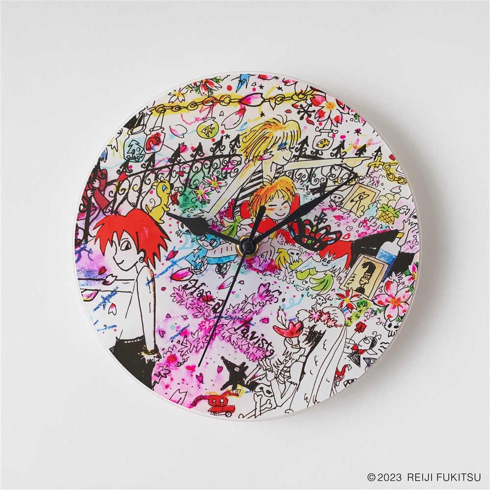 式日散花』 壁掛けアクリル時計｜EVIL LINE RECORDS OFFICIAL STORE