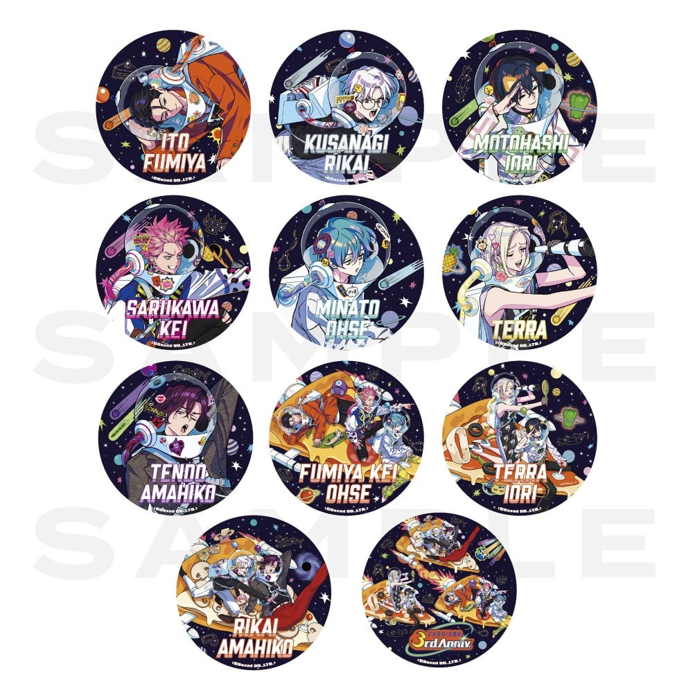 CHARISMA GARAGE OFFICIAL GOODS STORE|トレーディング蓄光缶バッジ 3