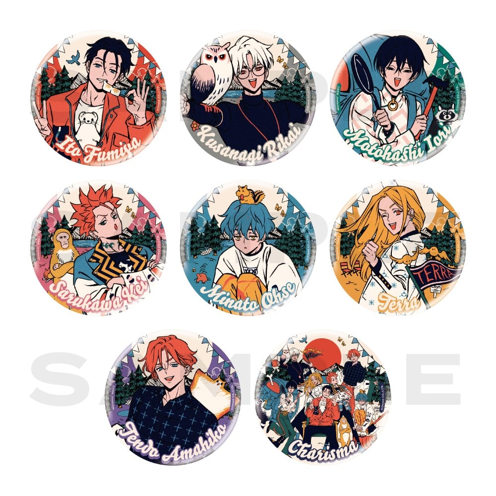 KING e-SHOP > トレーディング缶バッジ カリスマジャンボリーver.(全8