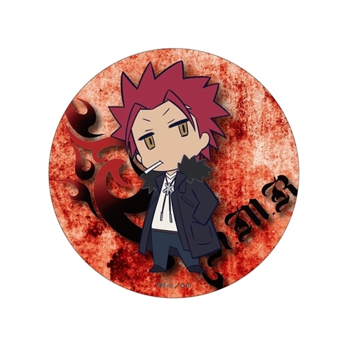 アニメK 学園K 周防尊 草薙出雲 缶バッジ アニメK 学園K 周防尊 草薙