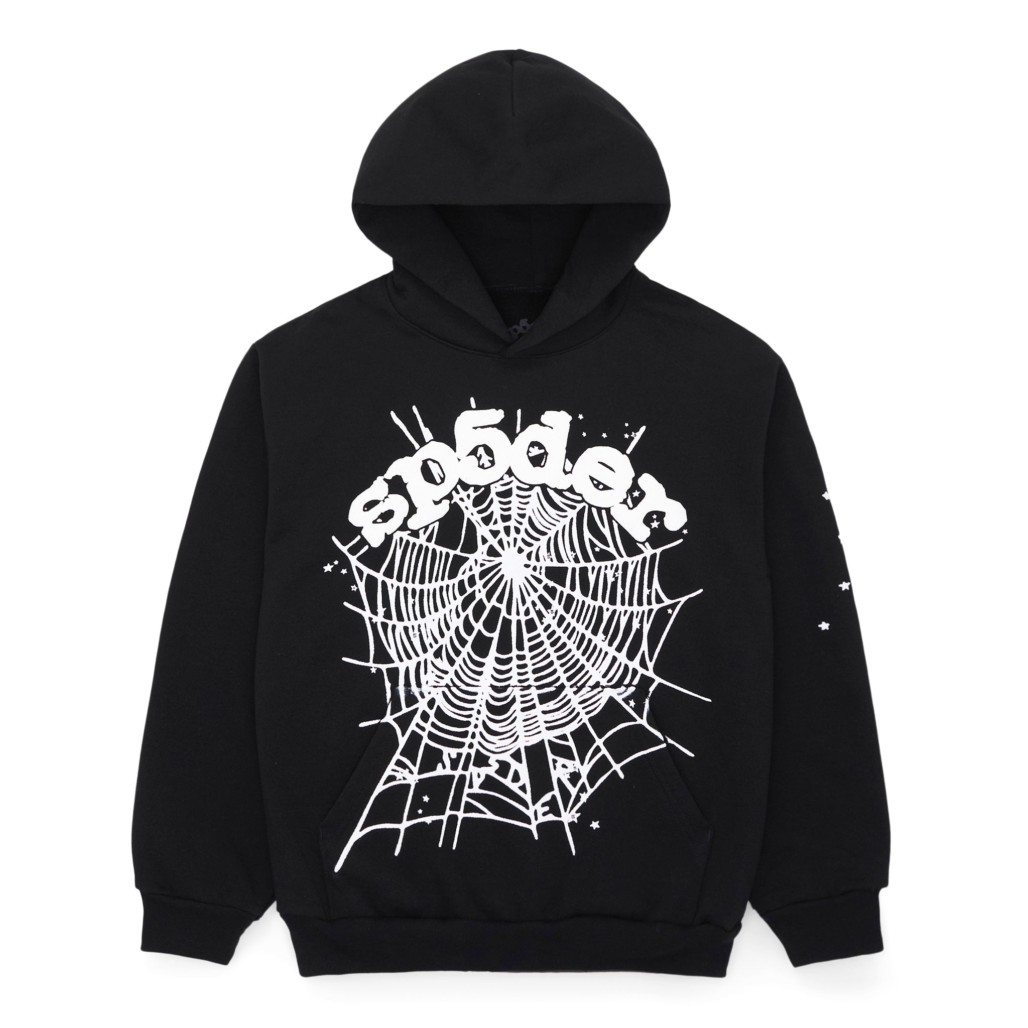BLACK OG WEB HOODIE | SP5DER | KING SPIDER