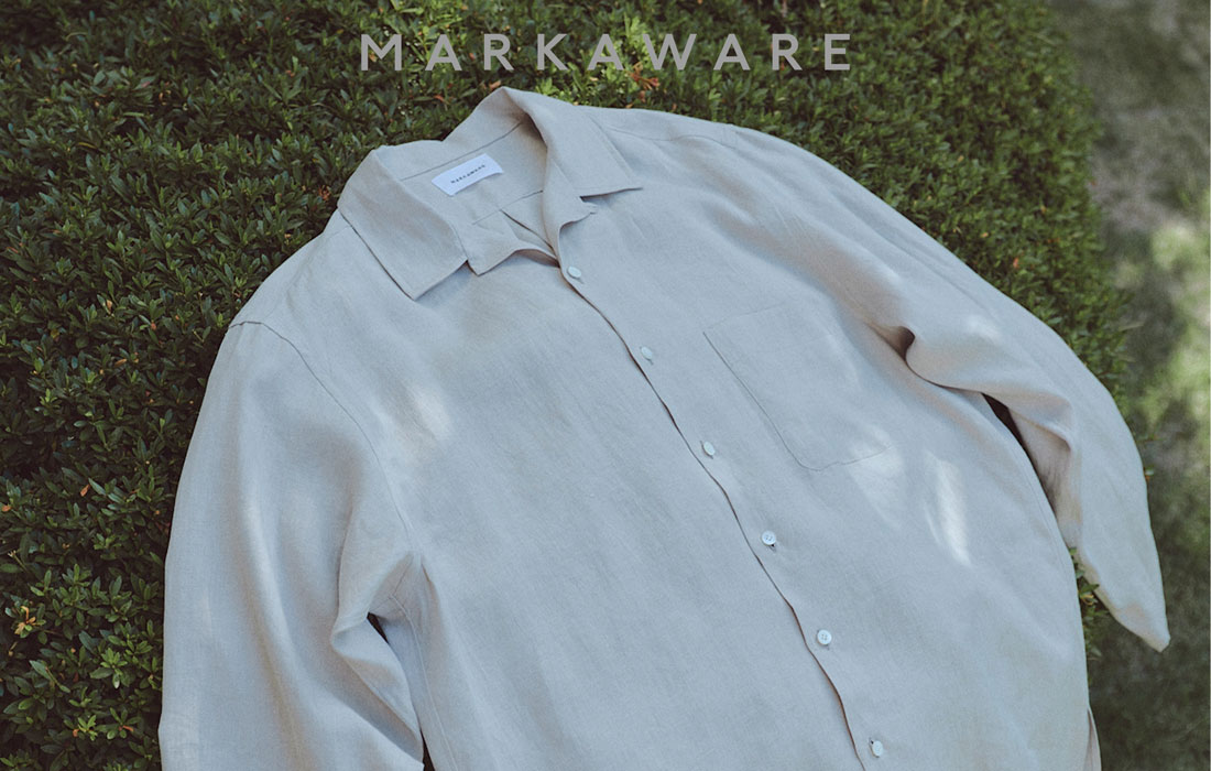 MARKAWARE(マーカウェア)24SS/春夏 定番のヘンプ素材を使用したシャツ2