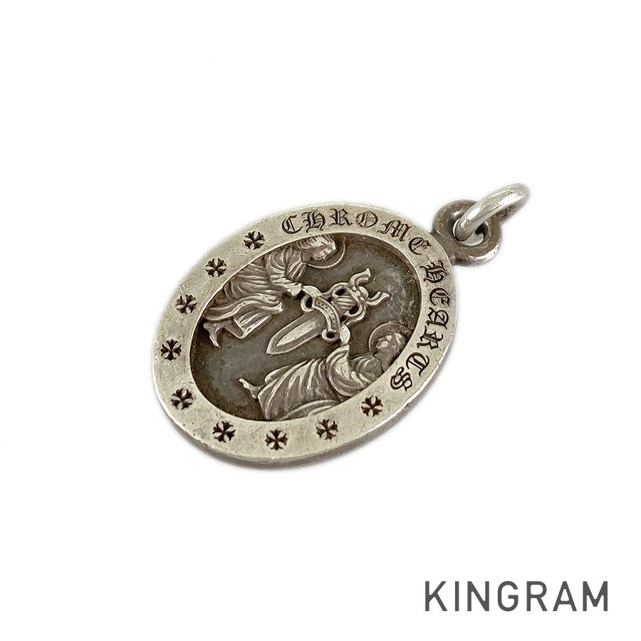 CHROME HEARTS Angel medal oval V2 2352-304-2213-9100 Pendant top