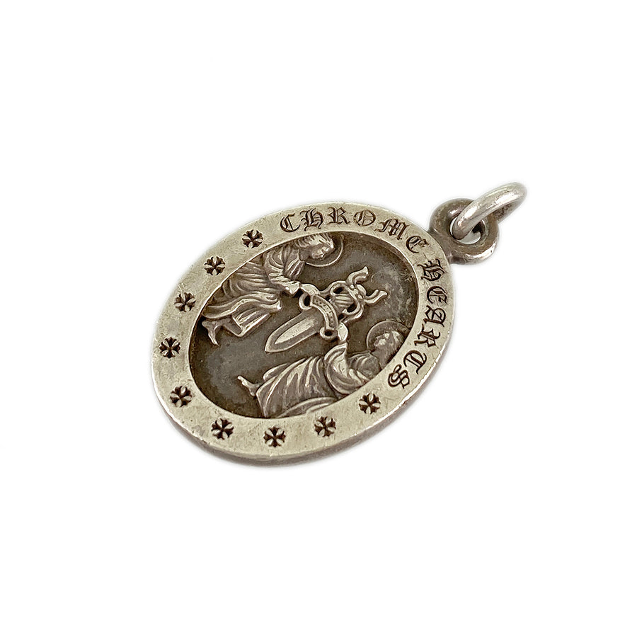 CHROME HEARTS Angel medal oval V2 2352-304-2213-9100 Pendant top