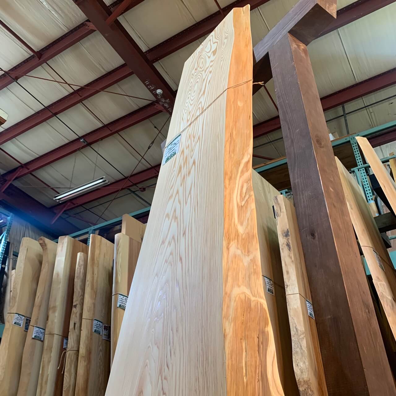 すぎ一枚板 2000×320~600×41㎜ | 一枚板xオイル仕上げの専門店｜木の店
