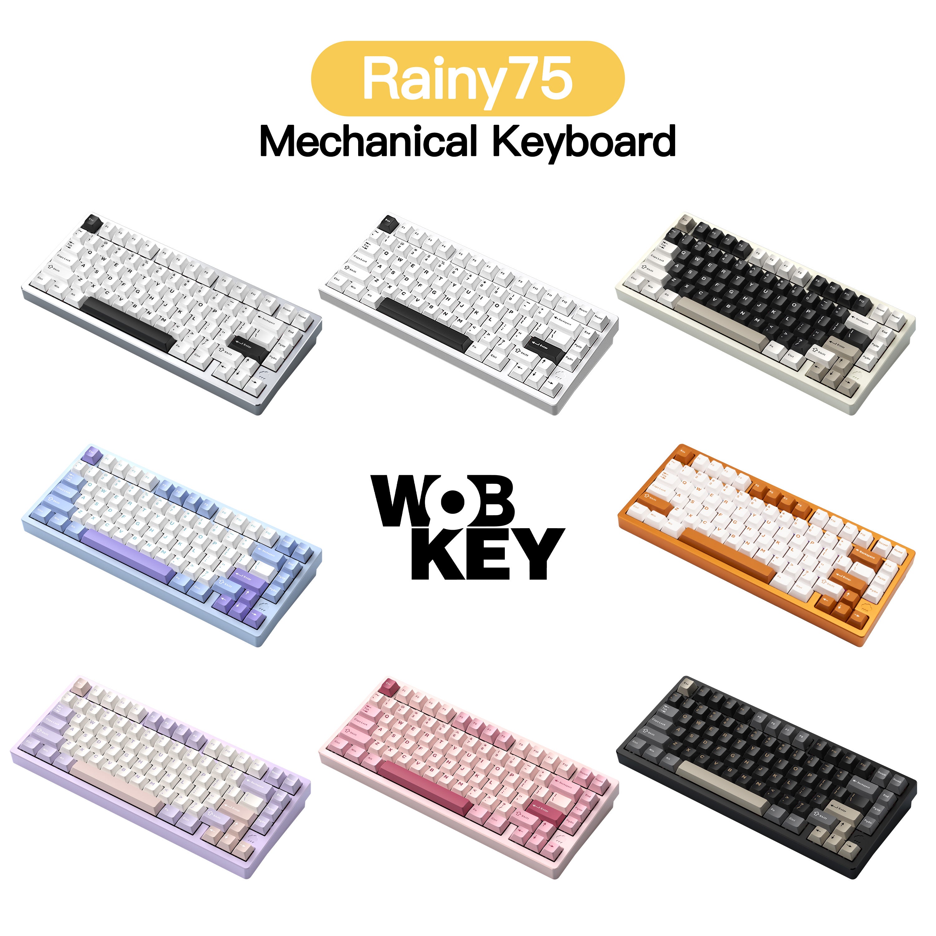 WOBKEY Rainy 75【メカニカルキーボード】