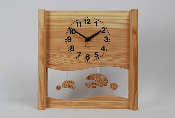 さかなの親子の時計／商品一覧 | キコリ 手づくり時計工房【本店