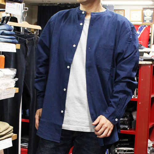 児島ジーンズ富士金梅ダックコンボシャツ