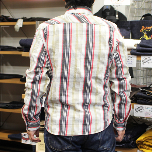 JELADO(ジェラード)ネルシャツ(ユニオンワーカーシャツ)ショート丈