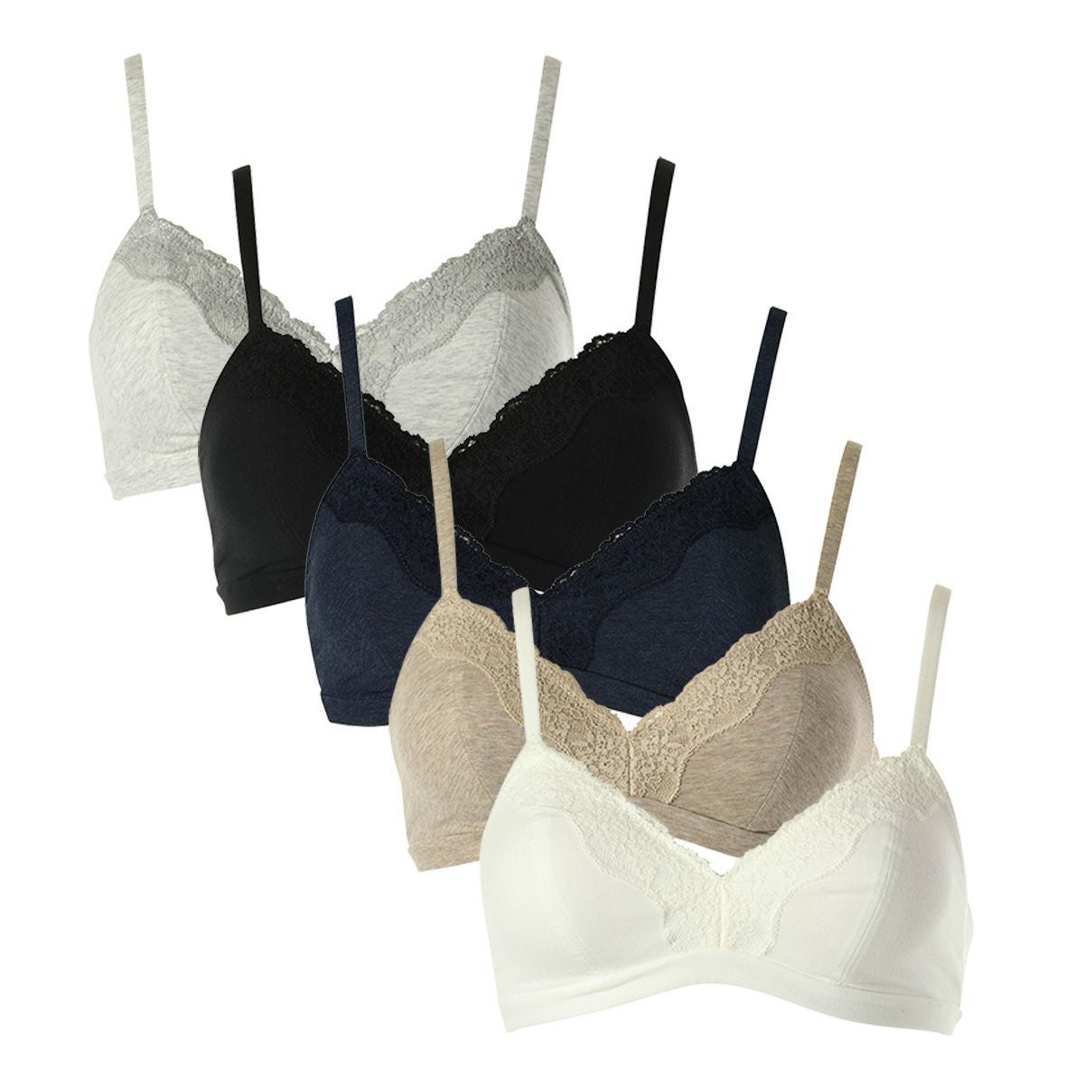 26 STANDARD[フックアイソフトブラジャー(ノンワイヤー)] | KID BLUE