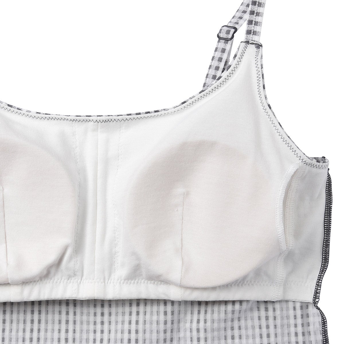 26ギンガムシアーチェック[カップ付キャミソール] | KID BLUE OFFICIAL