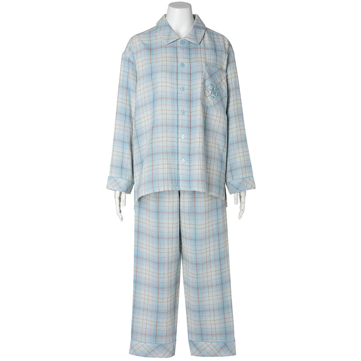 トリプルガーゼオンブレーチェック[長袖パジャマ] | KID BLUE OFFICIAL
