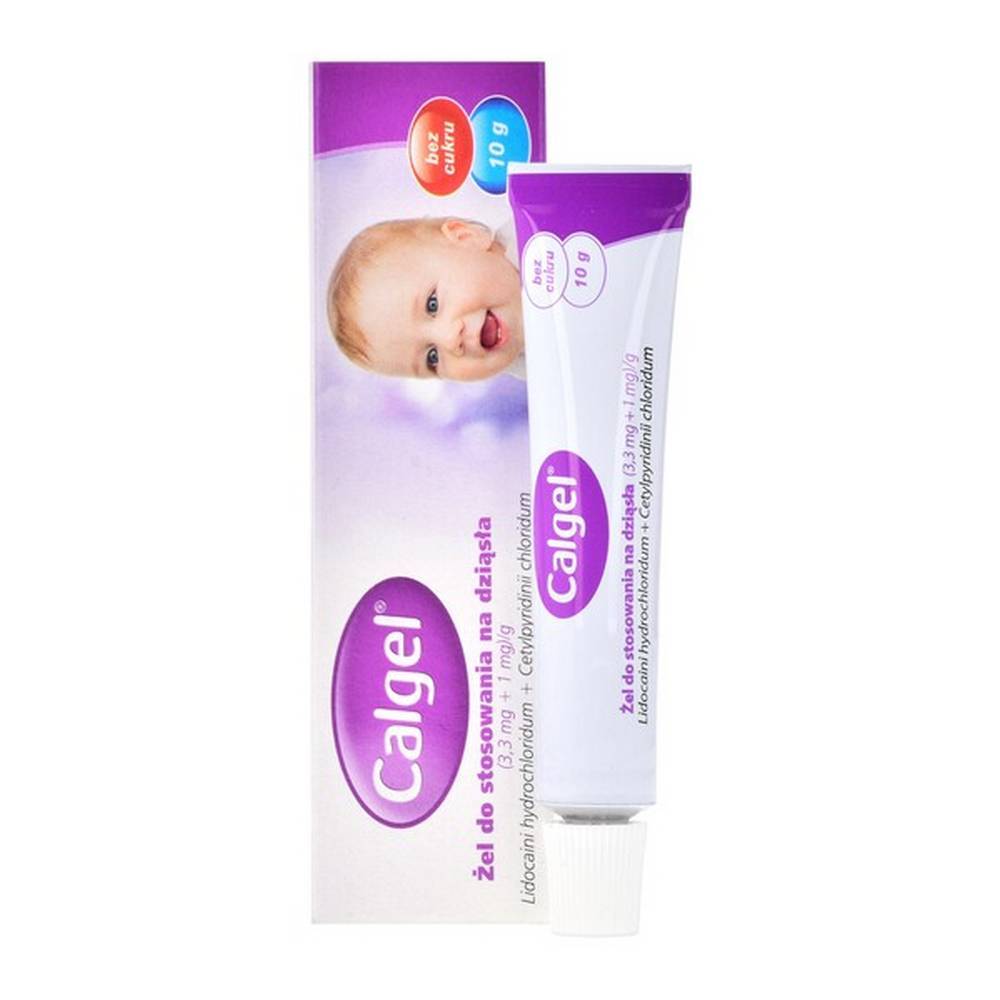 Calgel, gel for use on the gums, 10 g, McNeil & Co - Kidsapo