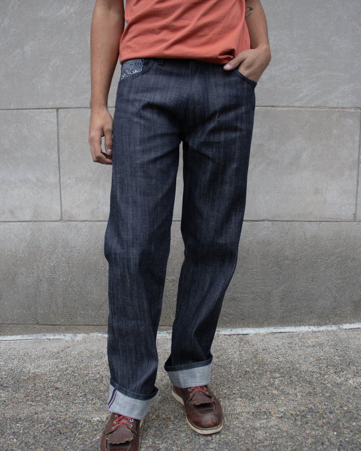 Kiriko Original Easy Fit Denim, US Made 11 oz. Lightweight Broken