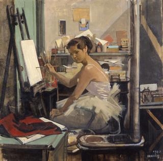 視線」をテーマに作品を選出 小磯美術館コレクション企画展示『絵画の