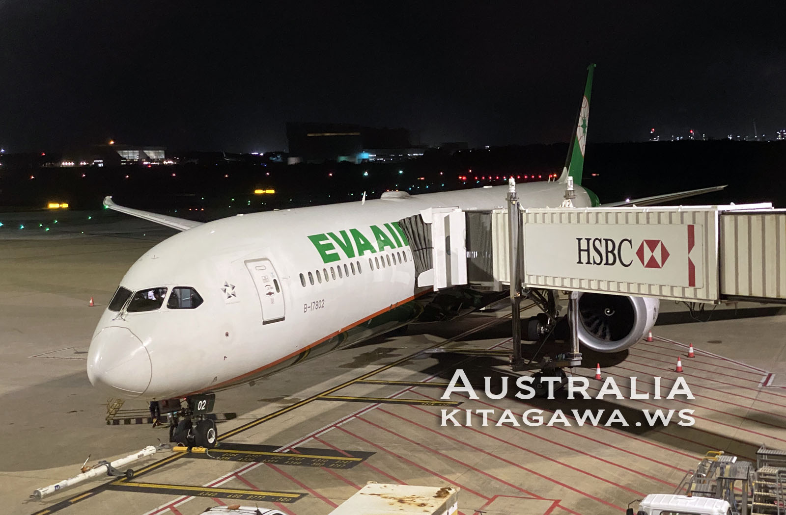 エバー航空B787-10ロイヤルローレルクラス搭乗記（ブリスベン－台北