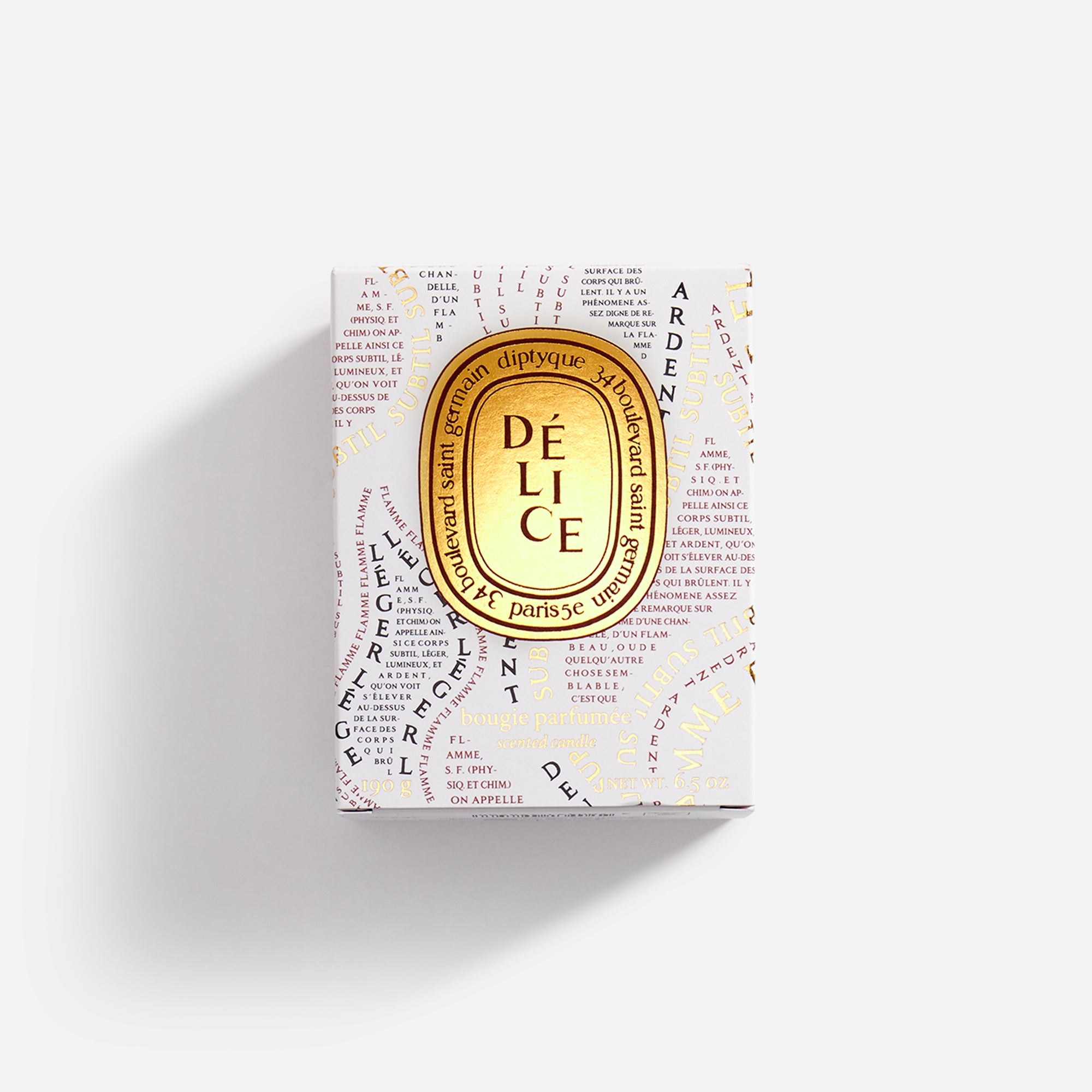 Diptyque Scented Candle 190g Limited Edition Delice with Lid – Kith