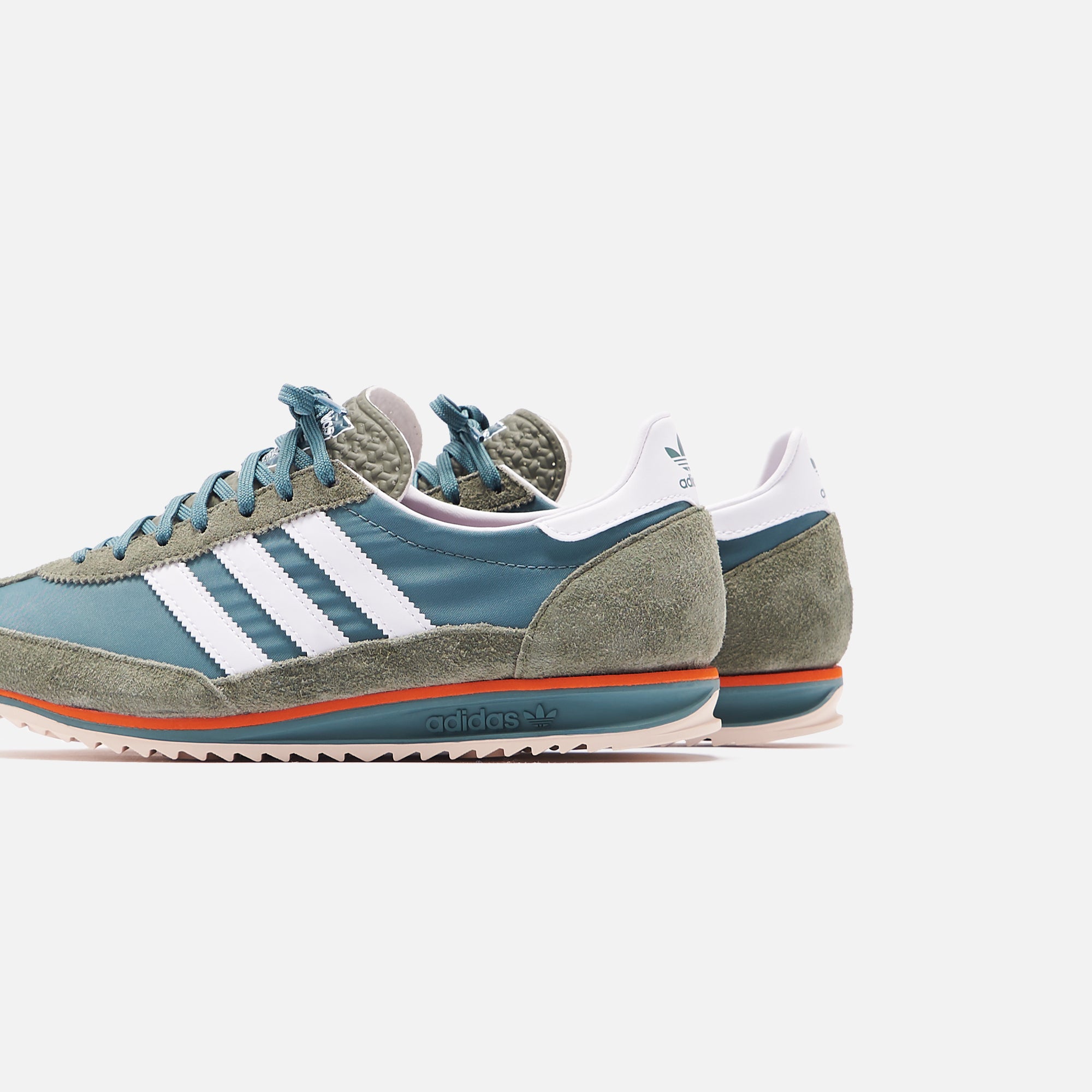 adidas SL 72 - Raw Green / White / Orange – Kith