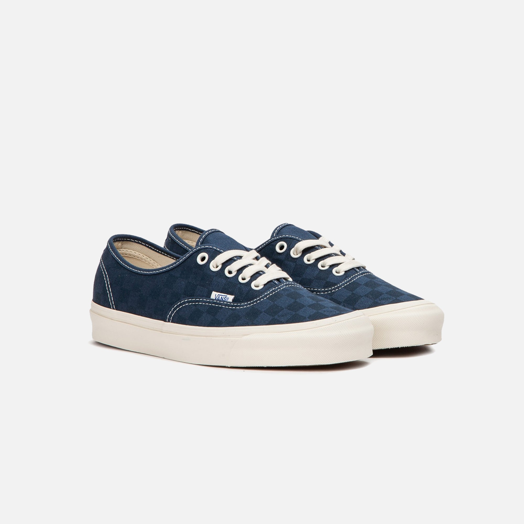 Vans Vault OG Authenthic LX - Navy Checkerboard / White – Kith