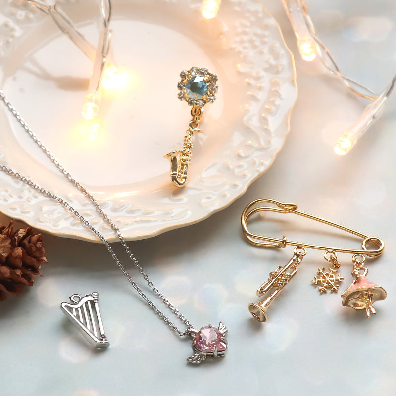 バチカン付石座 エンジェルハート ＃4884 8.8×8mm用 ロジウムカラー