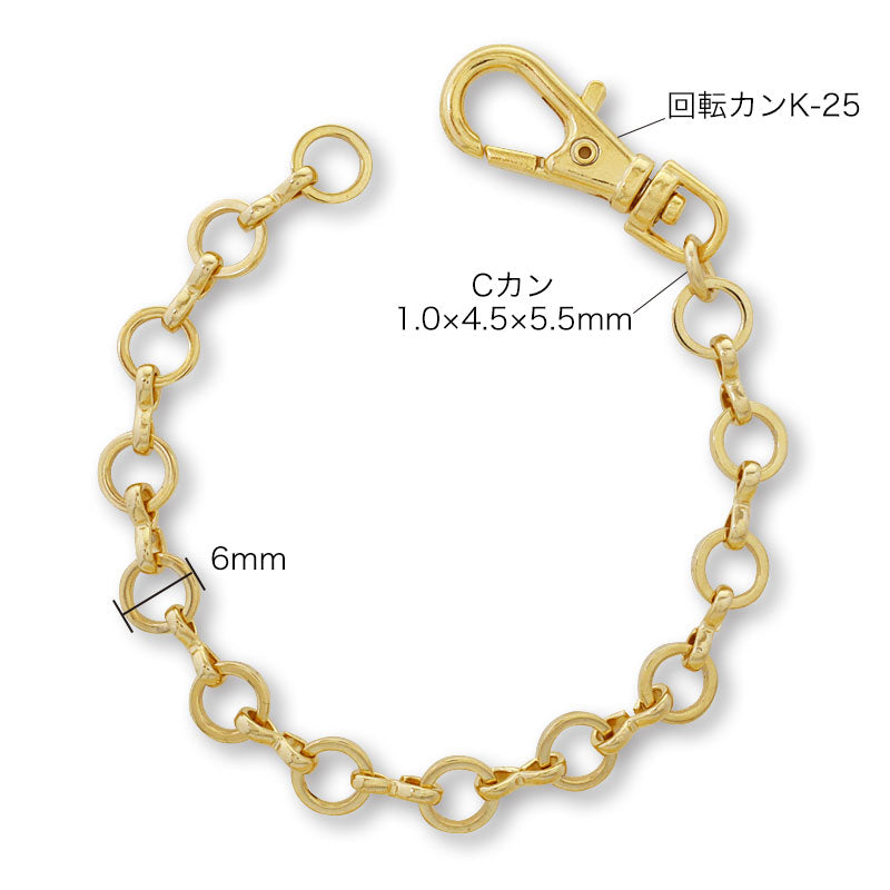 バッグチャーム No.14 ゴールド – 貴和製作所オンラインストア