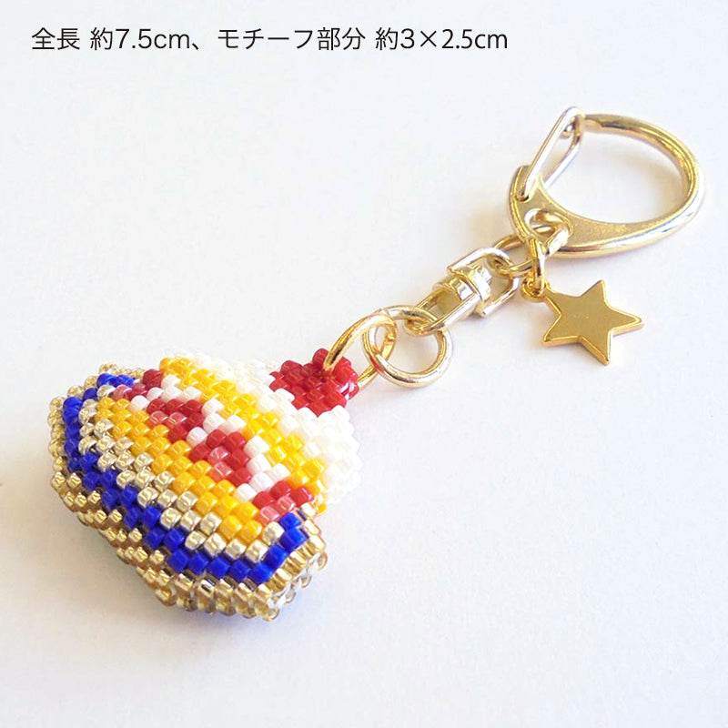 ビーズステッチキット 京・レトロ喫茶キーホルダー – 貴和製作所