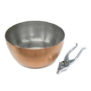 木屋 やっとこ鍋 銅 七寸 210mm 錫めっき – 日本橋 木屋