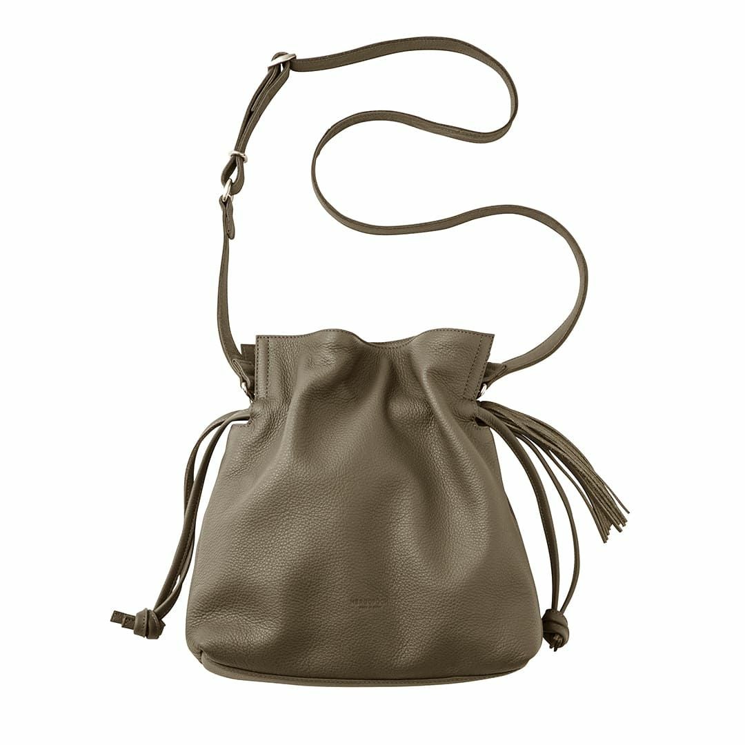 ソフトシュリンクレザー 巾着ショルダーバッグ | TC-DS | エルゴポック