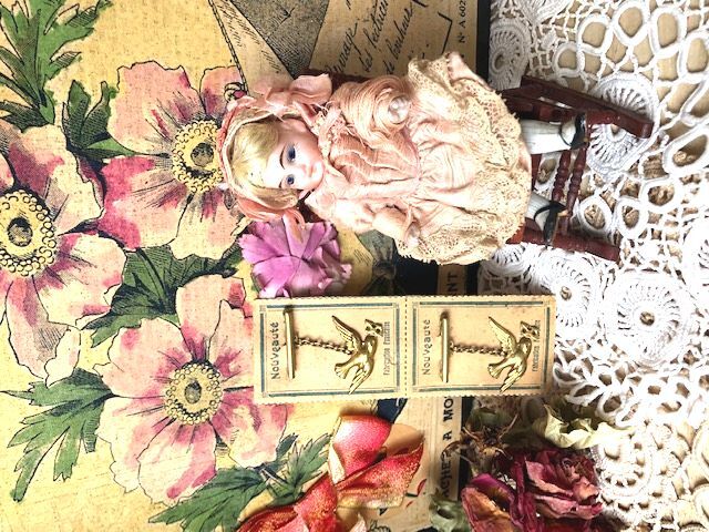 ジャーマンアンティーク，オールオリジナル，ミニョネット，ビスク