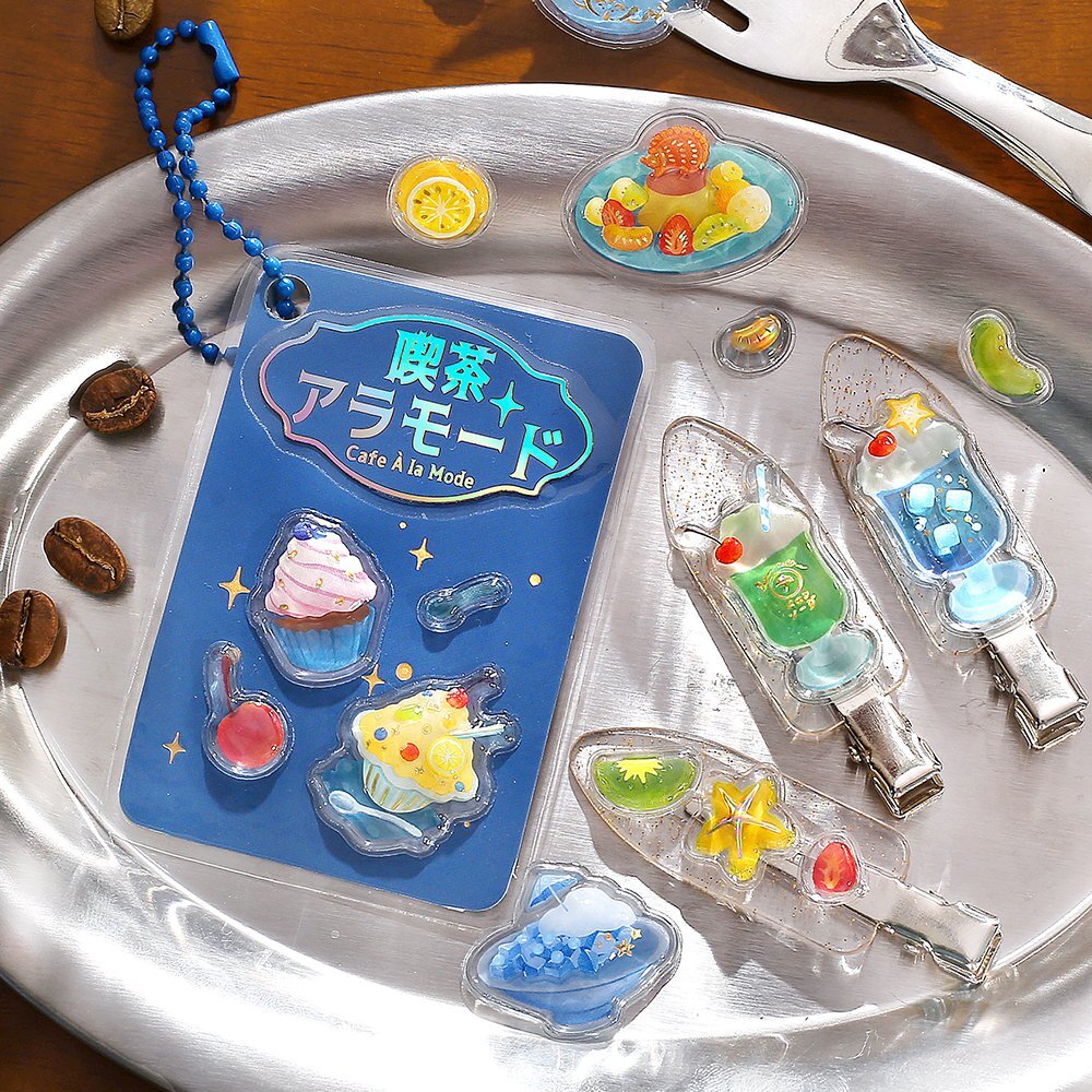 BGM きゅるるんシール 『喫茶アラモード』シリーズ（オーロラ箔押し