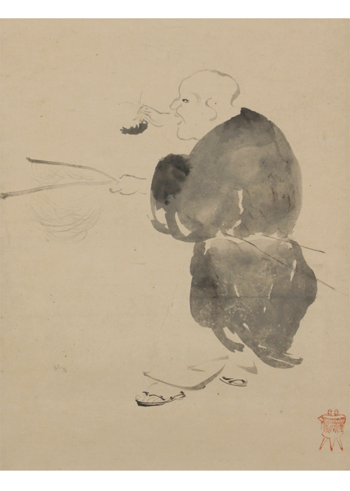 江月宗玩賛 松花堂昭乗画 蜆子図画賛 | 古美術瀬戸