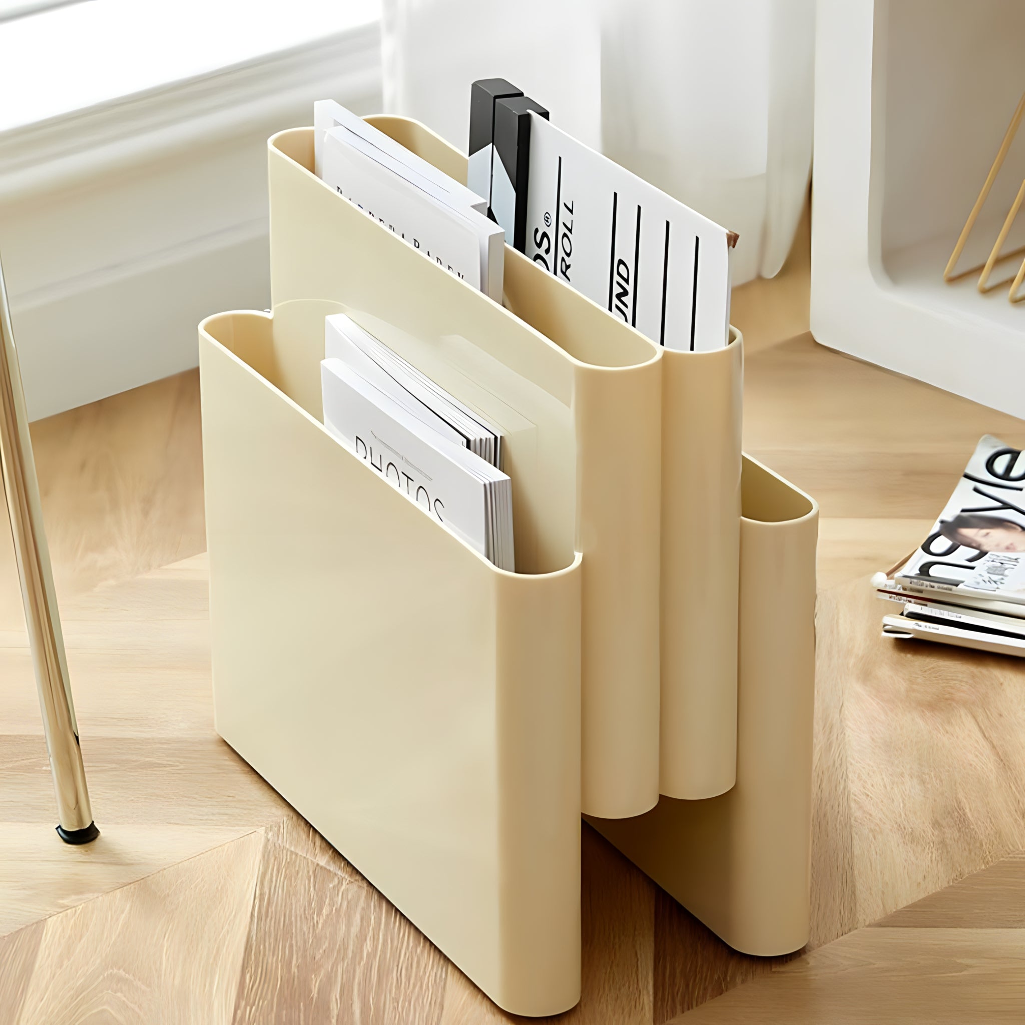 モダンウェーブマガジンラック – kocol