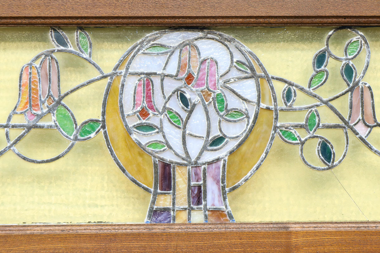 幻想的で大正ロマンの風薫るステンドグラス EZ2487 在庫1枚 – 古福庵