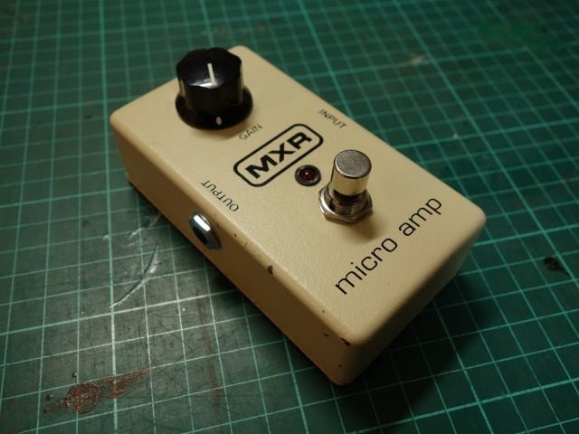 MXR micro amp(ポット補修)」: こいち時間 -koichizikan-
