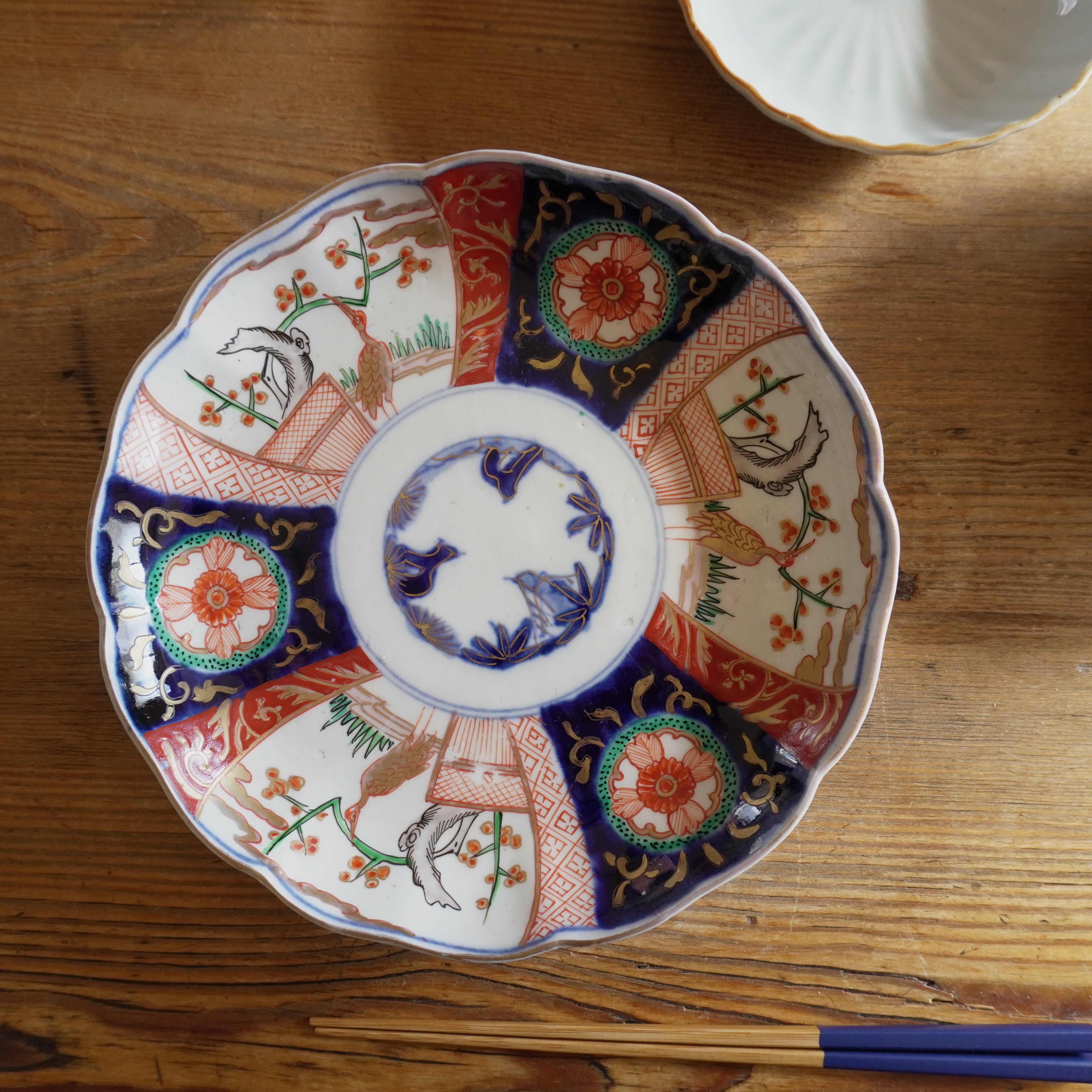 可愛らしい色味の鶴図7寸皿 – Kotto Shop