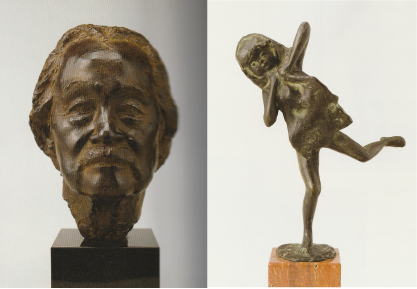 ブロンズ像と現代彫刻・佐藤忠良/船越保武/笹戸千津子/帽子シリーズ