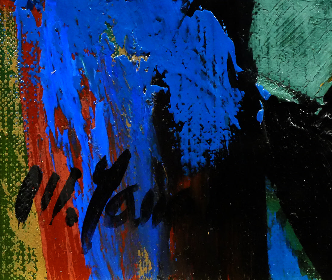 田辺三重松「薔薇」油絵・F4号 絵画買取・販売の小竹美術