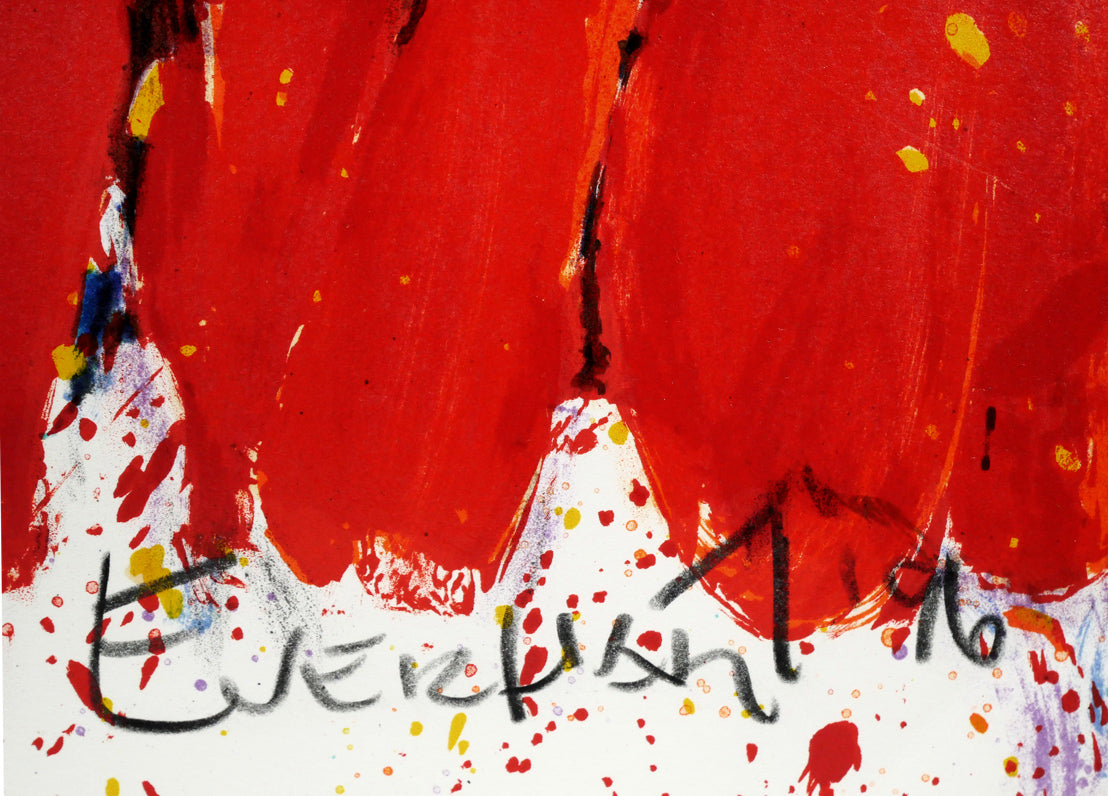 トム エバハート（TOM EVERHART）「WINTER」リトグラフ 絵画買取・販売