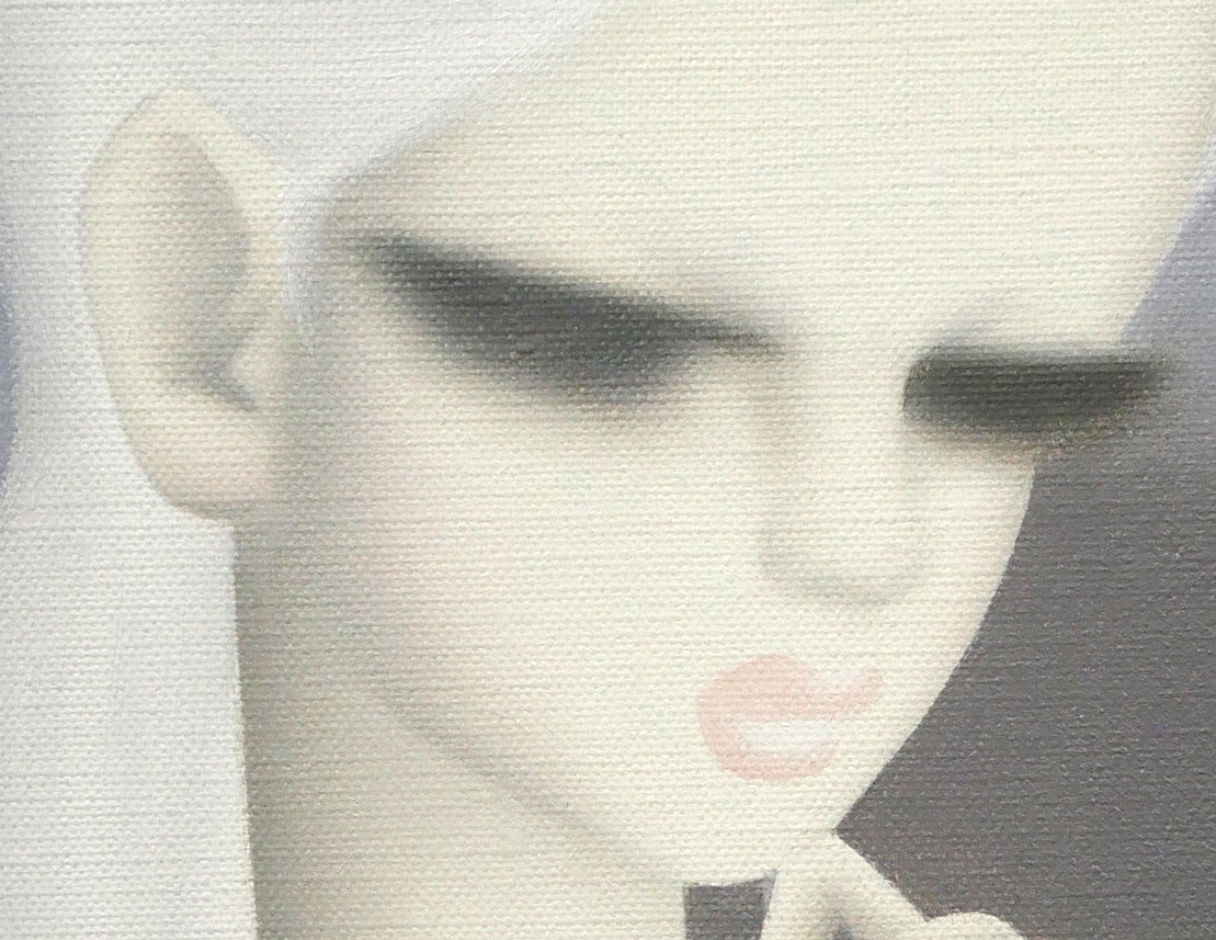 東郷青児「思い出」油絵・SM 絵画買取・販売の小竹美術