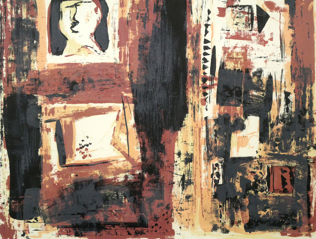 ☆F40☆脇田和「向かい合う鳥」リトグラフ限定品直筆サイン有り