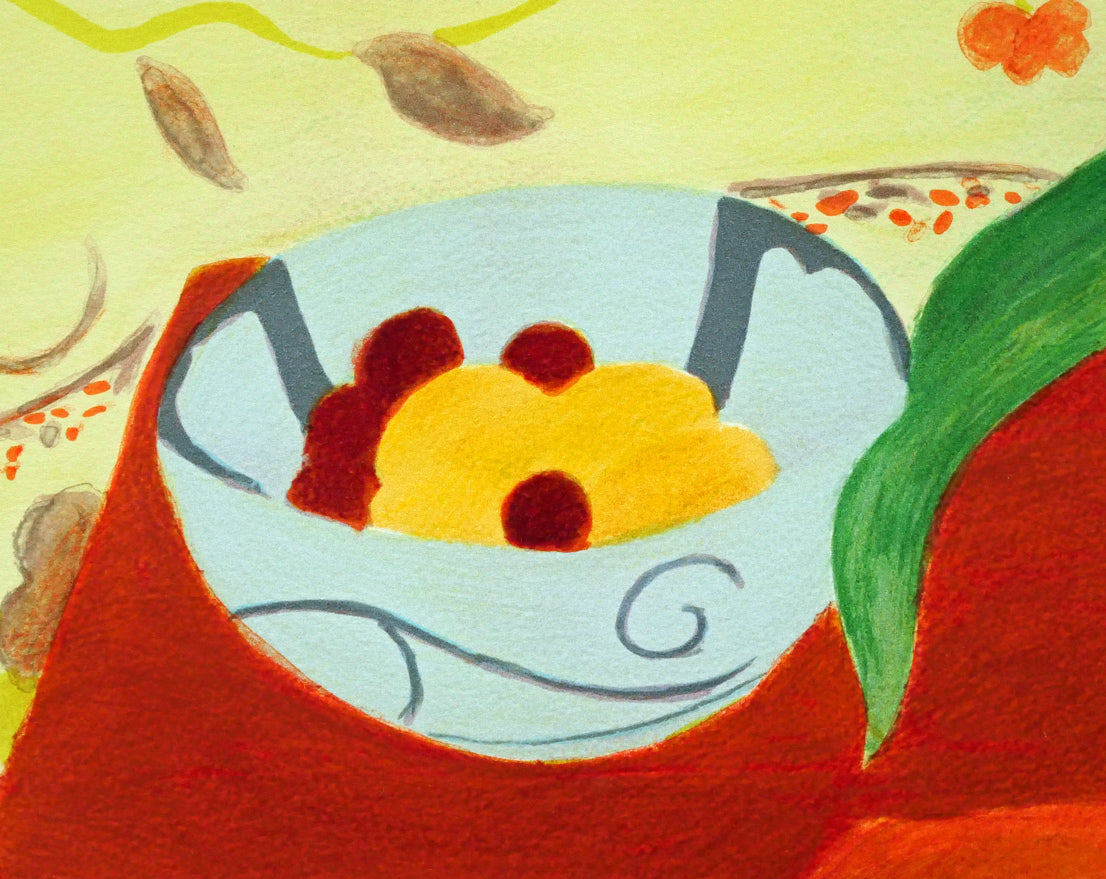 ピエール ボンコンパン（Pierre BONCOMPAIN）「赤いテーブルクロス