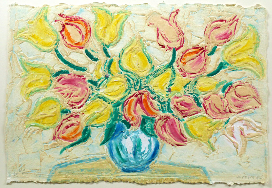 アンドレ コタボ（Andre COTTAVOZ）「チューリップ」カーボランダム