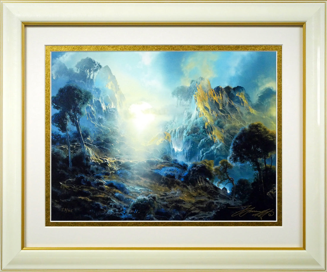 デイル ターブッシュ（Dale TERBUSH）「月は愛の光」シルクスクリーン