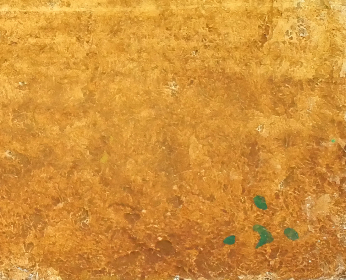 府川誠「二本の木」肉筆油彩画・色紙サイズ 絵画買取・販売の小竹美術