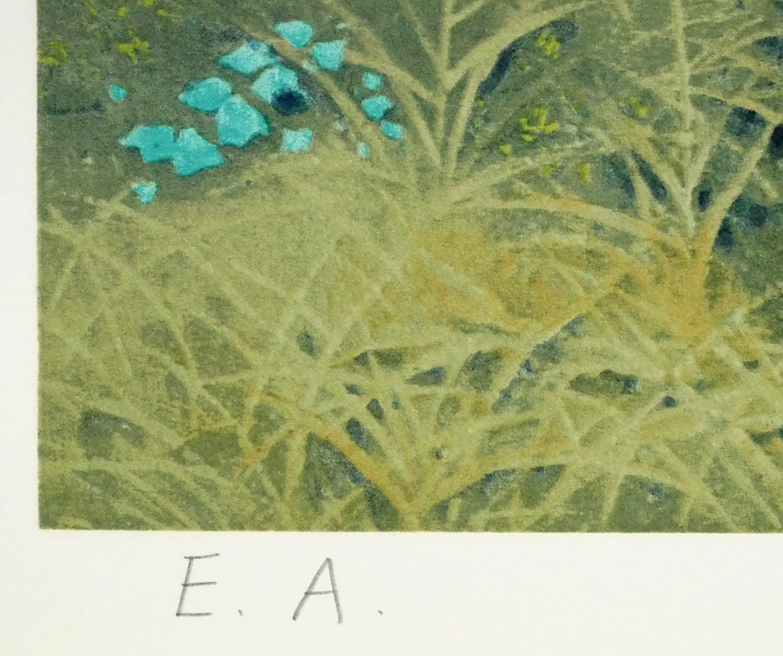 後藤純男「塔映 月」リトグラフ 絵画買取・販売の小竹美術