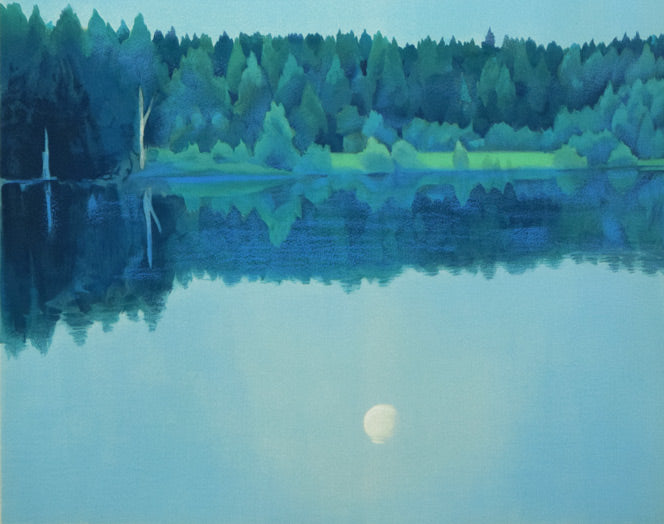 東山魁夷「二つの月（スケッチ）」リトグラフ 絵画買取・販売の小竹美術