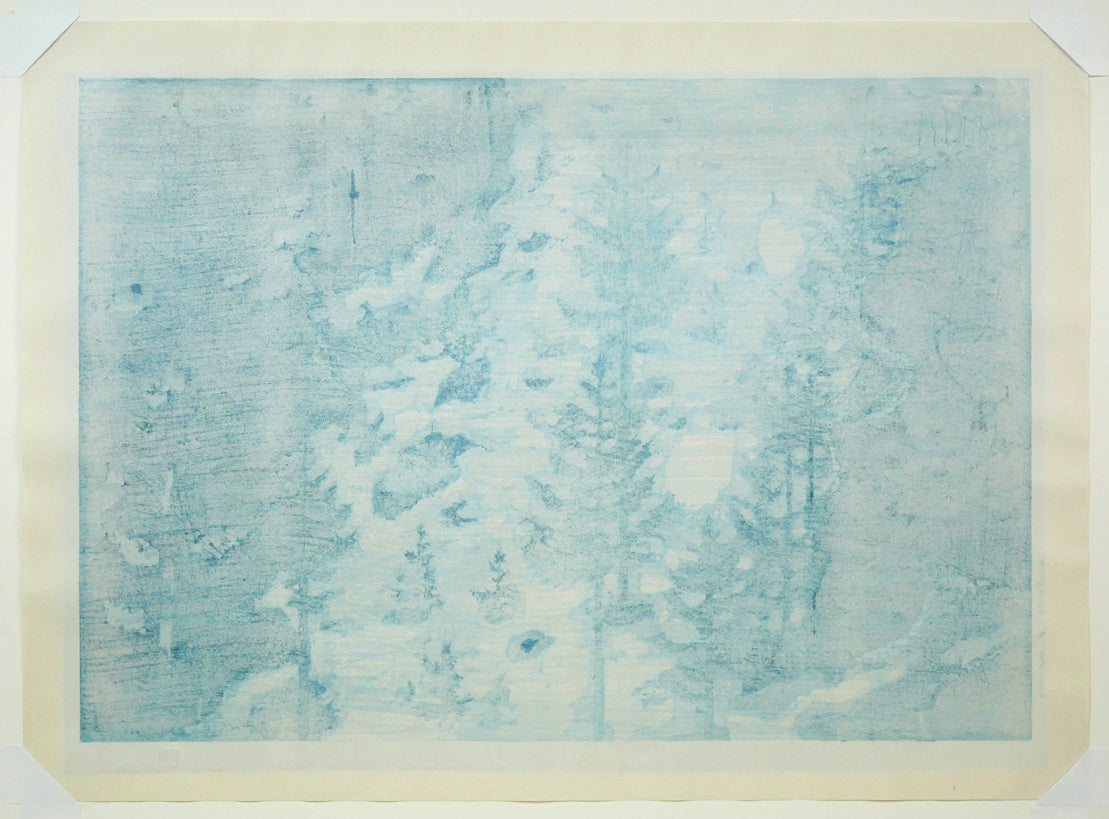 東山魁夷「雪の後」木版画 絵画買取・販売の小竹美術