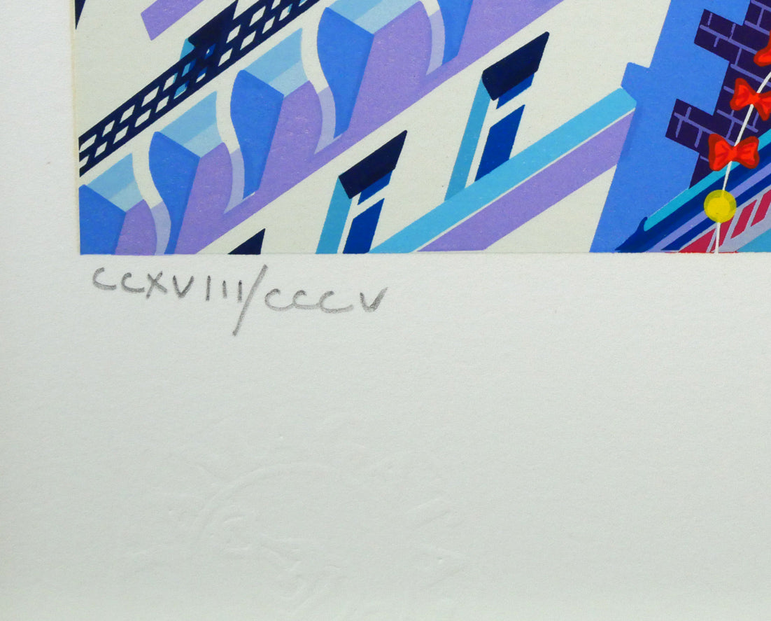 山形博導（ヒロヤマガタ）「凧（カイト）」シルクスクリーン版画 絵画