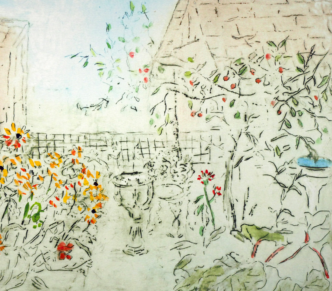 ジョアン アイザック（Joanne ISAAC）「Garden－July／7月のガーデン