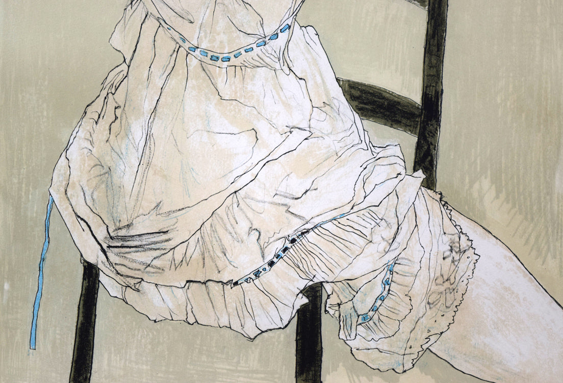 ジャン・ジャンセン(Jean Jansem)「バラ色のペチコートの少女